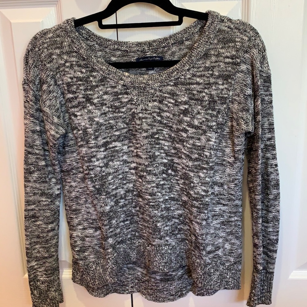 Gray/Silver Sweater